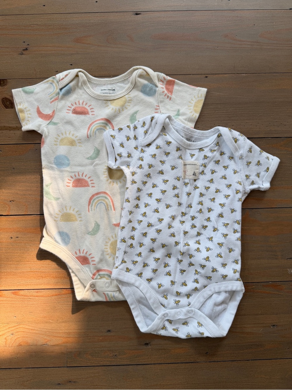 Organic Cotton Bodysuit Set (Burt’s Bees) - 12 Months